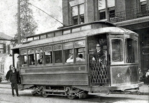 Trolley Number 4 of the Alexandria Electrical Railway Company